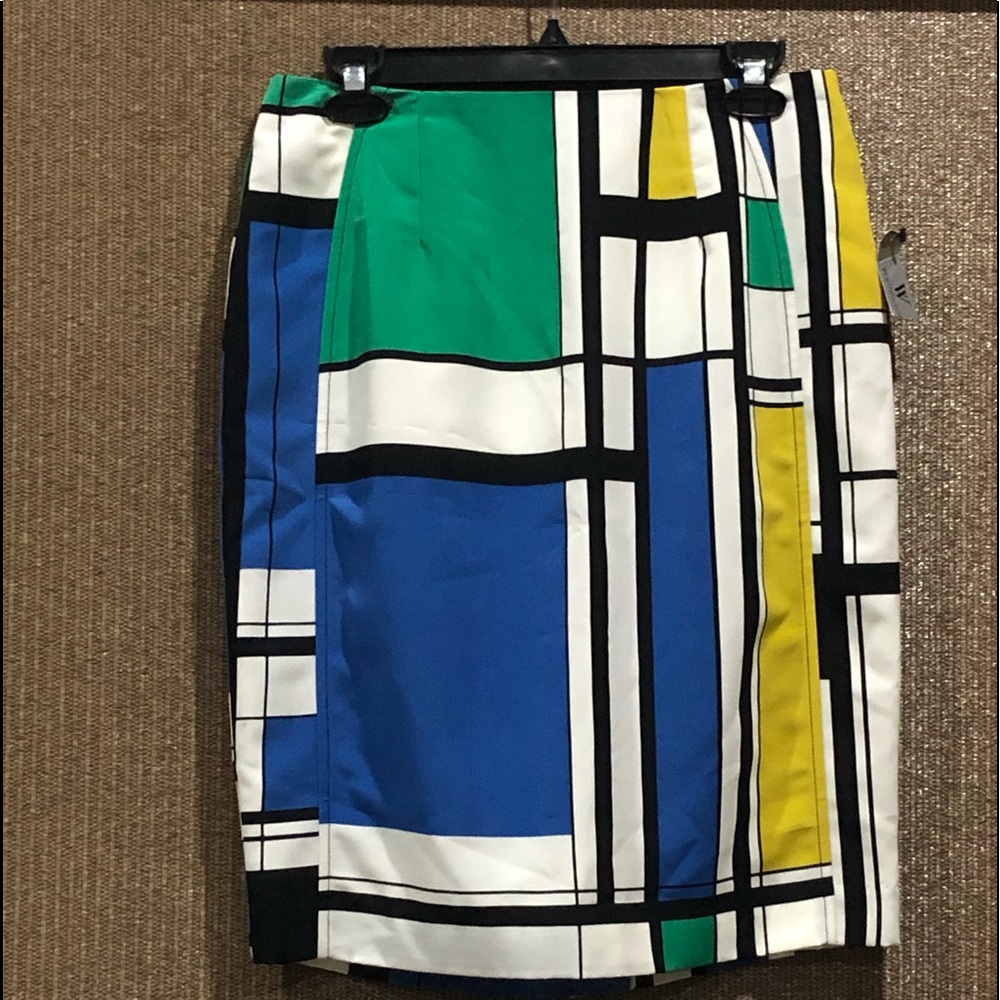 Women’s Worthington geometric lined skirt